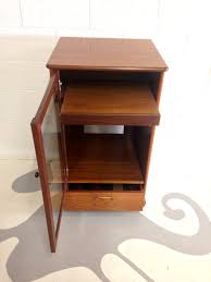 Mid Century Modern Stereo Cabinet In Teak With Glass Door And One Drawer Stereo Cabinet Teak Expensive Furniture