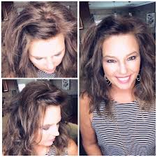Add a darker color such as deep brown and a lighter shade at the tips for more depth. Check Out My Tutorial On How To Get Overnight Beach Waves Pull Your Hair Back I Like You Re Goin Hair Styles Curly Hair Styles Naturally Curly Hair With Bangs