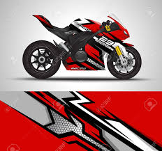 Fast printing all the time. Racing Motorcycle Wrap Decal And Vinyl Sticker Design Royalty Free Cliparts Vectors And Stock Illustration Image 146273538
