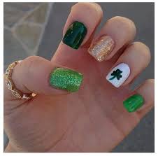 St patrick's day is only few days around. St Patrick S Day Nail Design St Patricks Day Nails St Pattys Nails Nails For Kids
