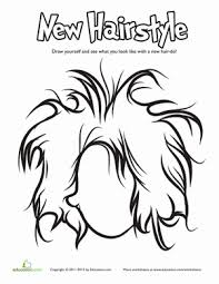 Hair Coloring Pages Education Com Coloring Pages Cute Coloring Pages Cool Coloring Pages