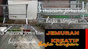 Selain perhitungan diatas, berikut ini adalah perhitungan rab atap. 3 Jenis Jemuran Kreatif Baja Ringan Jemuran Baju Dari Baja Ringan Jemuran Pakaian Kreatif Youtube