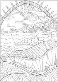 Entdecken sie alle unsere bedruckbaren malvorlagen für erwachsene, drucken oder kostenlos herunterladen! Landschaften 38824 Landschaften Malbuch Fur Erwachsene