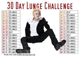 30 Days Of Kpop Kpop Workout Lunge Challenge 30 Day Challenge