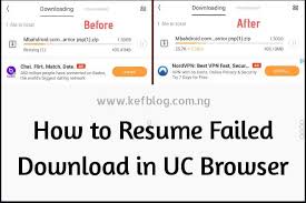 Uc browser provides a clear graphic interface which will look familiar to most users. How To Resume Failed Download In Uc Browser