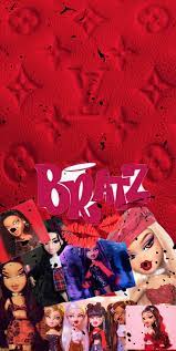 Red Bratz Themed Wallpaper Bratz Astheticwallpaperiphone Red Wallpaperbackgrounds Cartoon Wallpaper Iphone Bad Girl Wallpaper Pretty Wallpapers