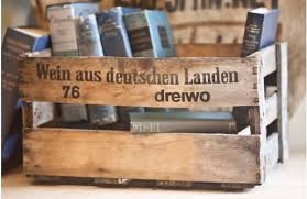 German Wine Crate Decor Steals One Deal A Day Crate Decor Vintage Crates Wine Crate