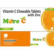 Sold and shipped by antonline. Daffohils Vitamin C Chewable Zinc More C Tablet Packaging Size 10 X 10 Tablets Rs 35 Box Id 22289583562