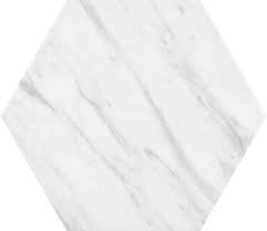 Go with the bianco carrara hexagon polished. Hexagon Carrara Matt Finish Tile 250x220x9mmi Target Tiles
