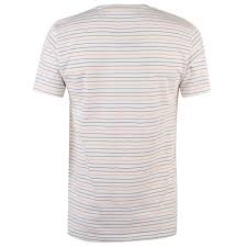 Details About Pierre Cardin Pinstripe T Shirt Mens White Tee Shirt Tshirt Top