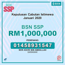 Plus, your savings money will be guaranteed by the government and are exempted from income tax! Keputusan Bsn Ssp Januari 2020 Layanlah Berita Terkini Tips Berguna Maklumat