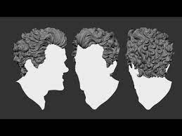 Hair Sculpting Youtube Zbrush Hair Zbrush Tutorial Zbrush