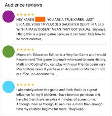 Java edition after december 1, 2020 and logged in using the wrong account type. Featured Google Reviews For Minecraft Education Edition You Are A True Karen Oldpeoplefacebook