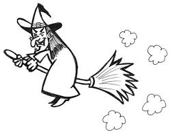 La Strega Sulla Scopa Volante Disegno Da Colorare Halloween Disegni Di Halloween Disegni Da Colorare Streghe Di Halloween