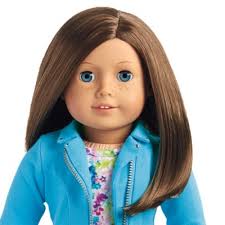 Gray eyes could look captivating. Truly Me Doll 23 Light Skin Brown Hair Blue Eyes American Girl