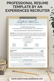 Cv Template Microsoft Word Resume Template Instant Download Etsy In 2020 Resume Template Resume Resume Template Professional