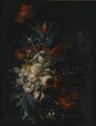 This painting and portrait of a man aged about 45, also in the. Still Life With Vase Of Flowers Painting By Jan Van Huysum