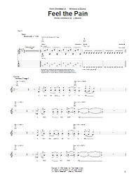 Dinosaur Jr Feel The Pain Sheet Music Pdf Notes Chords Pop Score Easy Guitar Tab Download Printable Sku 70913