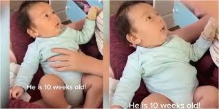 Bayi arka ngoceh sendiri usia 2 bulan. Heboh Bayi 2 5 Bulan Sudah Bisa Bicara Dream Co Id