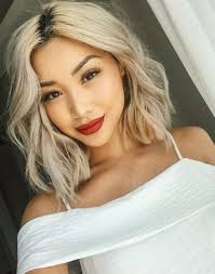 The asians who have blonde hair naturally from birth due to mutations. New Haircut Asian Hair Curls Ideas Hair Color Asian Hair Styles Medium Hair Styles