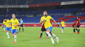 Brazil see out the game and beat spain to the tokyo 2020 gold medal in men's football. D0pm0k6bb Hj8m