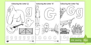 When you choose coloring pages, do not forget about kid`s age. Letter G Coloring Pages Teacher Made