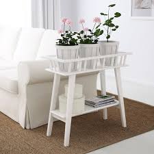 A machine washable rug tops of the painted wood floor. Lantliv Plant Stand White 68 Cm Ikea