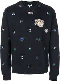 Economisez avec notre option de livraison gratuite. Kenzo Multi Icons Sweatsihrt Mens Outfits Mens Sweatshirts Movie T Shirts