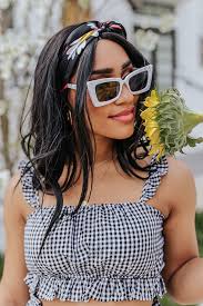 Daisy Fields Hair Scarf In Black