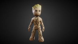 Baby Groot By Arangraphics Baby Groot Groot 3d Model
