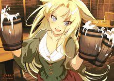 アニメ塗り ビールで乾杯 いちみれんげ의 일러스트 pixiv ビール イラスト かわいいアニメガール イラスト