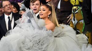 Well, so far, no one can stop talking about lizzo's white dress from atelier versace. Ariana Grande S Reaction To Her Grammys Dress Is Super Sweet Marie Claire
