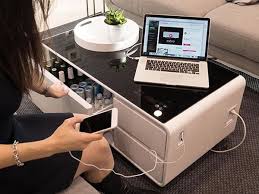 Sobro Smart Coffee Table Has Built In Fridge Usb Bluetooth Awesome Lights Decor Design Smart Wi Coffee Table With Fridge Cool Coffee Tables Smart Table