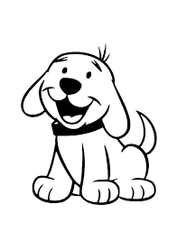 Add some colors to this happy little dog! Online Coloring Pages Coloring Page Happy Dog Pets Download Print Coloring Page