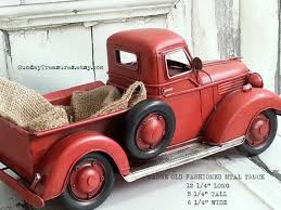 Fall Sale Large Old Fashioned Red Truck By Sundaytreasures On Etsy Red Truck Red Truck Decor Christmas Red Truck