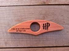 Thumb Book Holder Wooden Book Page Holder Harry Potter Gift Quotes In 2020 Wooden Books Book Holders Thumb Book