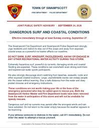 Public Safety Advisory • Swampscott, MA