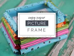 This diy guitar stand woodworking project is a great beginner build. Diy Picture Frame Super Simple Paper Picture Frames The Kitchen Table Classroom