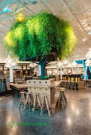 Plantwall Food Court Design Food Court Green Wall
