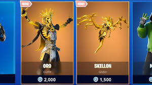 A ghoulish version of midas and his spooky pals descend upon the the party trooper skin is available from now until november 1 and if you wear is during one of the performances you'll unlock the j balvin style. Oro Skin Glider Challenges Out Now Showcase Fortnite Midas Revenge Set Youtube