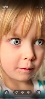 Are my daughters eyes gray or blue? They were sky blue when she was a baby  but have continued to lighted. I always say blue but sometimes I look at  photos and