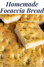 Easy Rosemary Focaccia Bread Recipe Focaccia Bread Easy Focaccia Recipe Homemade Bread Easy