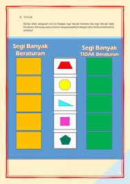 Ejercicio De Bangun Segi Banyak Beraturan Dan Tidak Beraturan