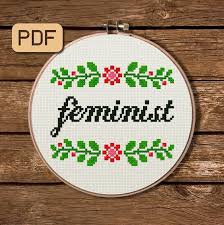Buongiorno a tutte voi ricamine, lo so, sono stata un po assente ultimamente, anche nei commenti. Feminist Cross Stitch Pattern Sassy Cross Stitch Pattern Pdf Subversive Cross Stitch Design Needlepoint Patterns Xstitch Patterns Cross Stitch Patterns