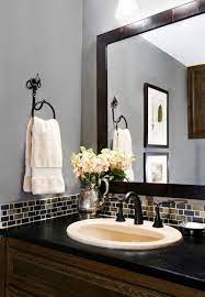 You might thing why you need a backsplash in a bathroom. 101 Smart Home Remodeling Ideas On A Budget Home Remodeling Home Decor Tips Tile Backsplash Bathroom