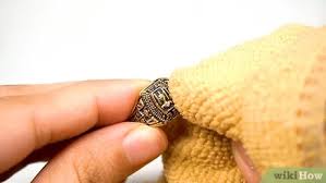 Place the ring on the clean cloth to air dry, or gently pat dry. 3 Ways To Clean Rings Wikihow