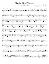 The widest selection of trumpet sheet music, trumpet solos and downloadable trumpet music in the world! Blinding Lights Trumpet Solo Sheet Music For Trumpet In B Flat Solo Musescore Com In 2021 Trumpet Sheet Music Trumpet Music Trumpet