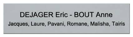 Pour un emploi, stage, master, université. Plaque Nom Boite Aux Lettres Qu Ecrire Sur Sa Boite A Lettres Tgl Creation