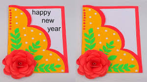 New Year Greeting Card How To Make Greeting Card For New Year Diy Paper Greeting Cards How To Make Greetings New Year Diy