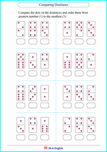 comparing numbers and ordering numbers printable math worksheets for math grades 1 to 4